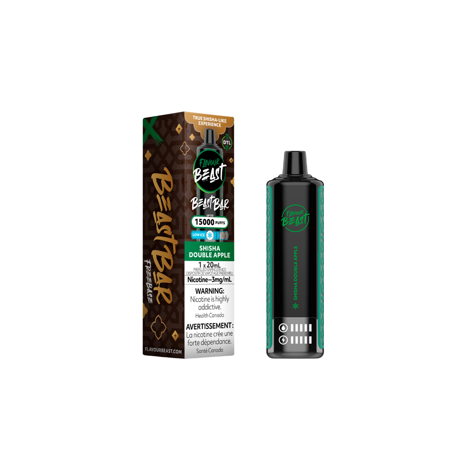beast bars vape Wholesale Flavour Bar 15K SHISHA N Genuine VAPE Flavors:Code 69 njoy ace vs vuse Wax Oil
